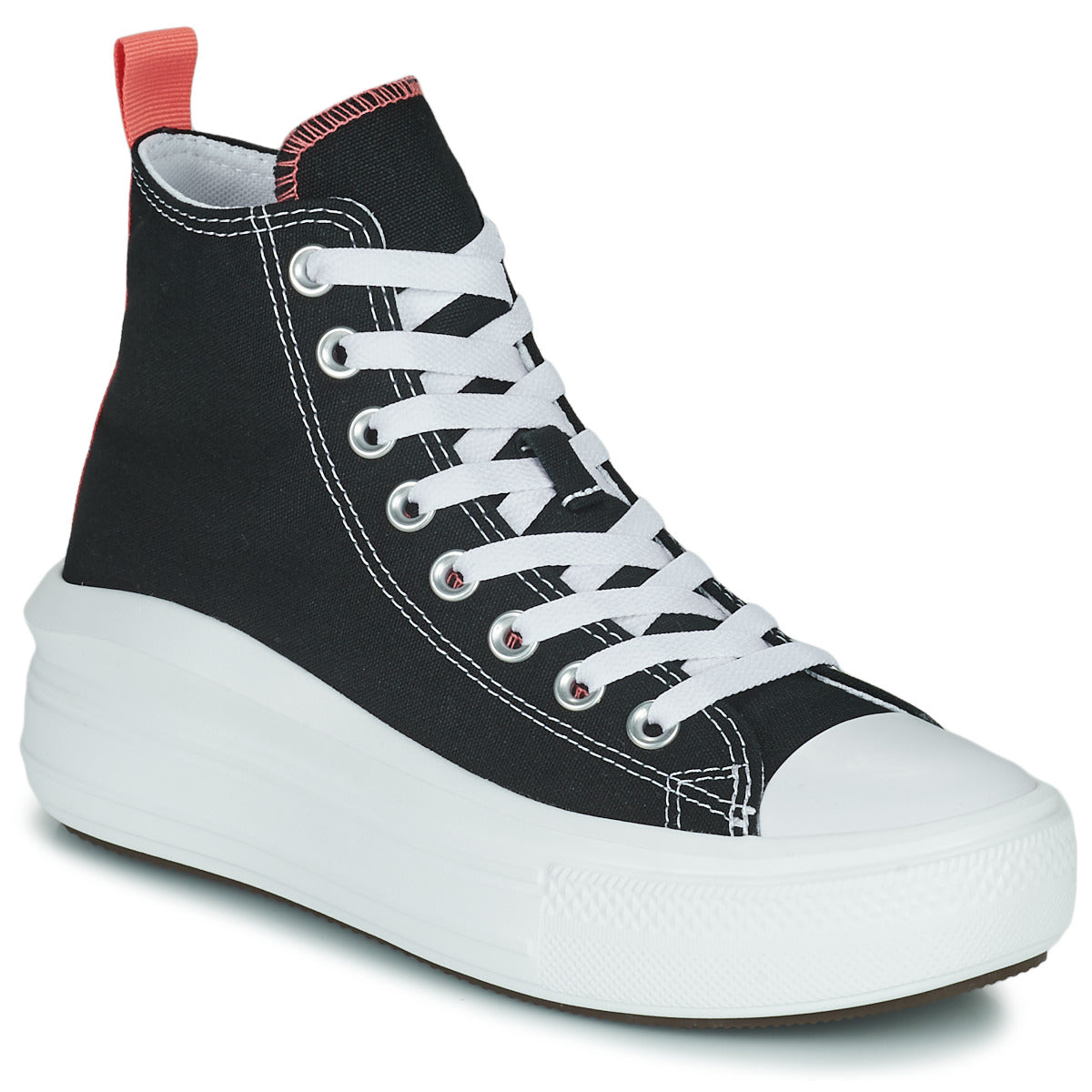 Scarpe bambini ragazza Converse  Chuck Taylor All Star Move Canvas Color Hi  Nero 