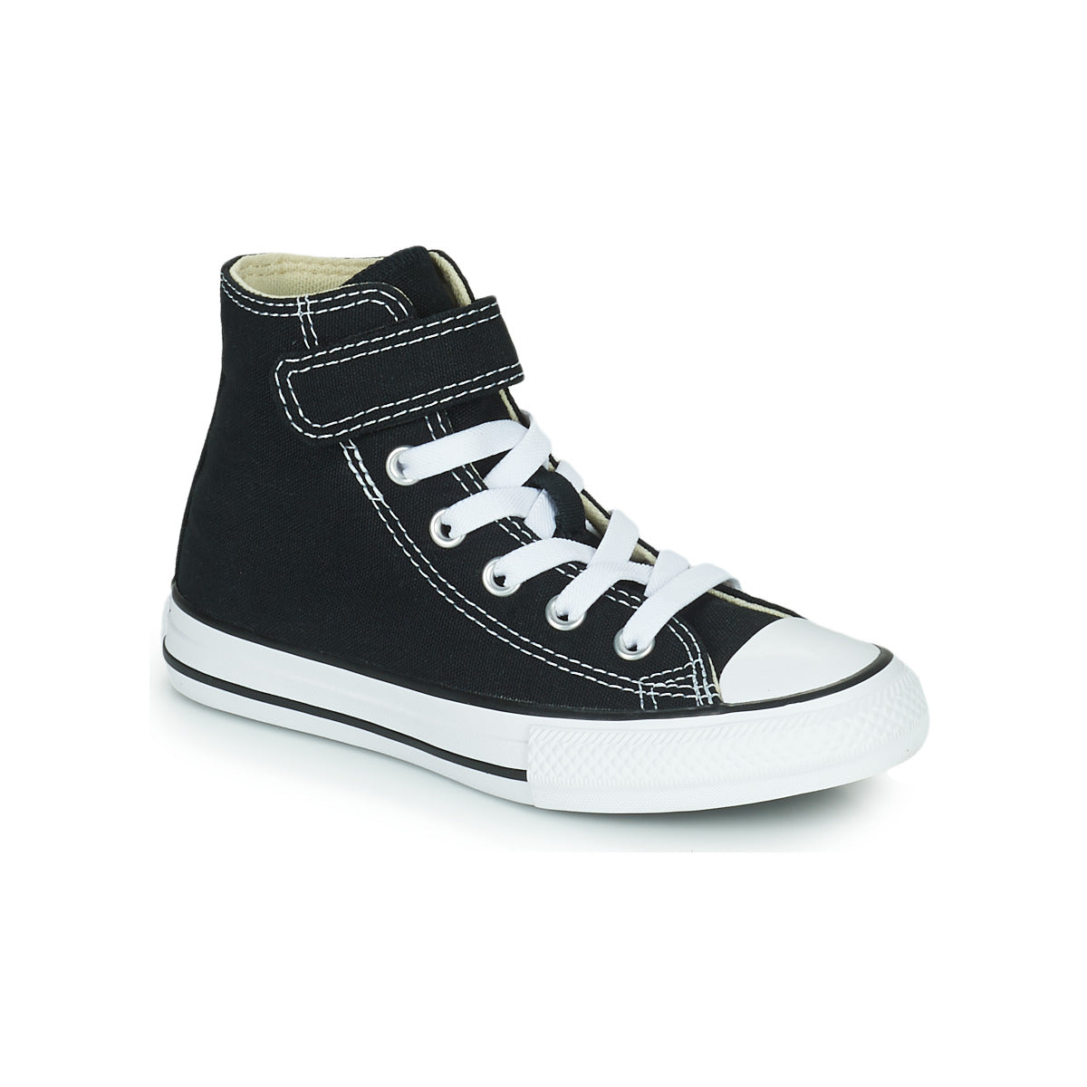 Scarpe bambini ragazzo Converse  Chuck Taylor All Star 1V Foundation Hi  Nero 