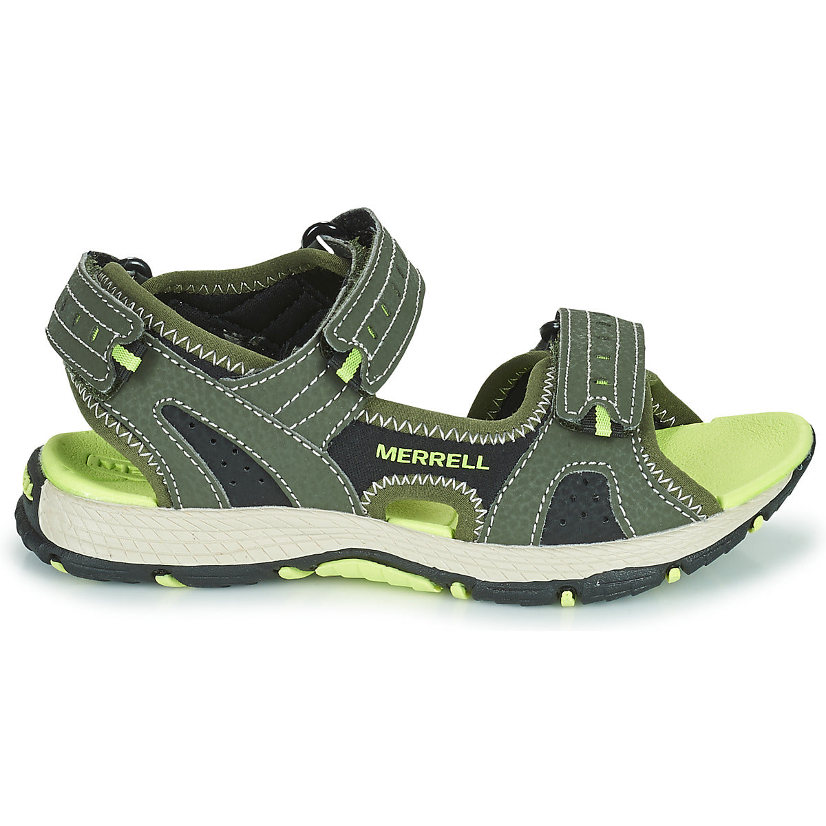 Sandali bambini ragazzo Merrell  PANTHER SANDAL 2.0 - OLIVE  Verde 