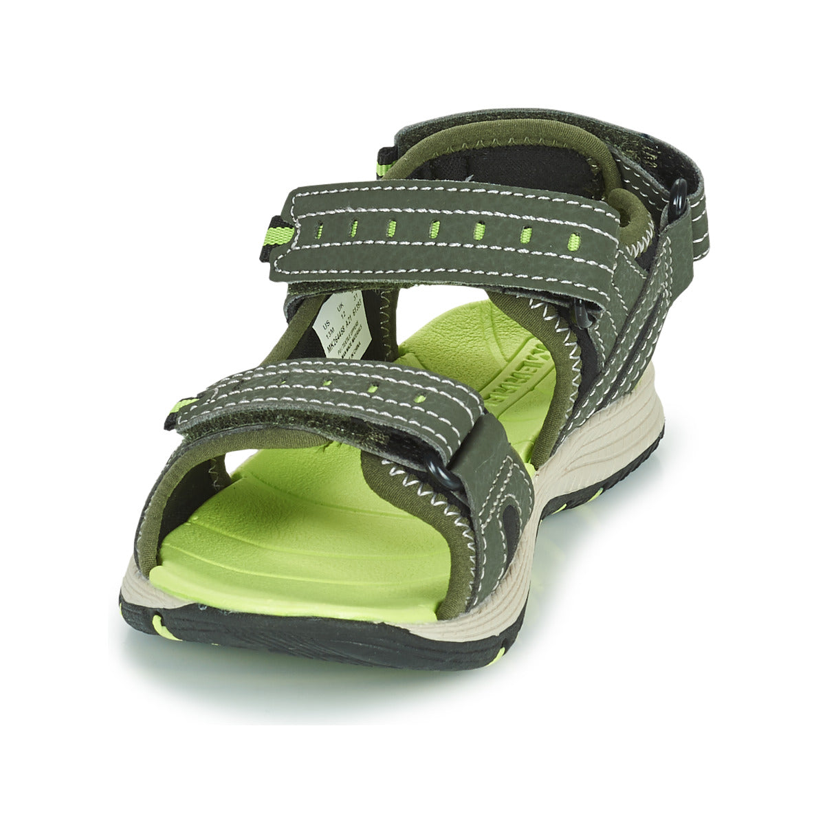 Sandali bambini ragazzo Merrell  PANTHER SANDAL 2.0 - OLIVE  Verde 