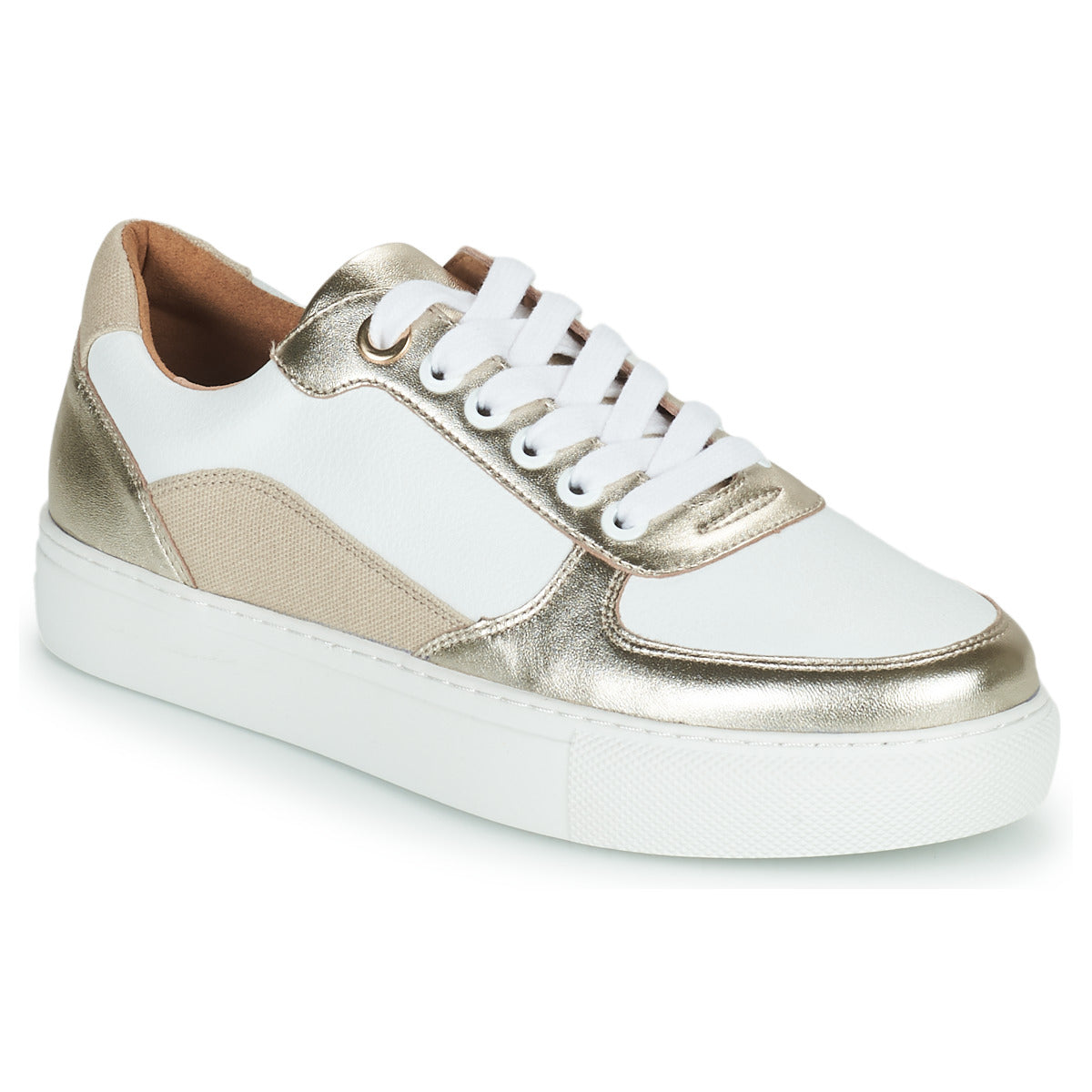 Sneakers basse donne Cosmo Paris  GEENA-TRI  Beige 