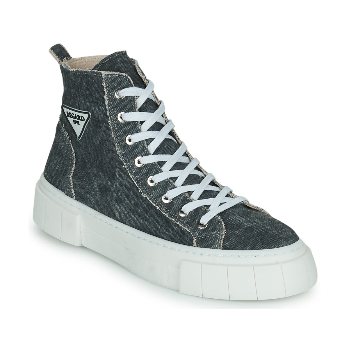 Sneakers alte donne Regard  NANCY V2 TOILE GRIGIO  Grigio 