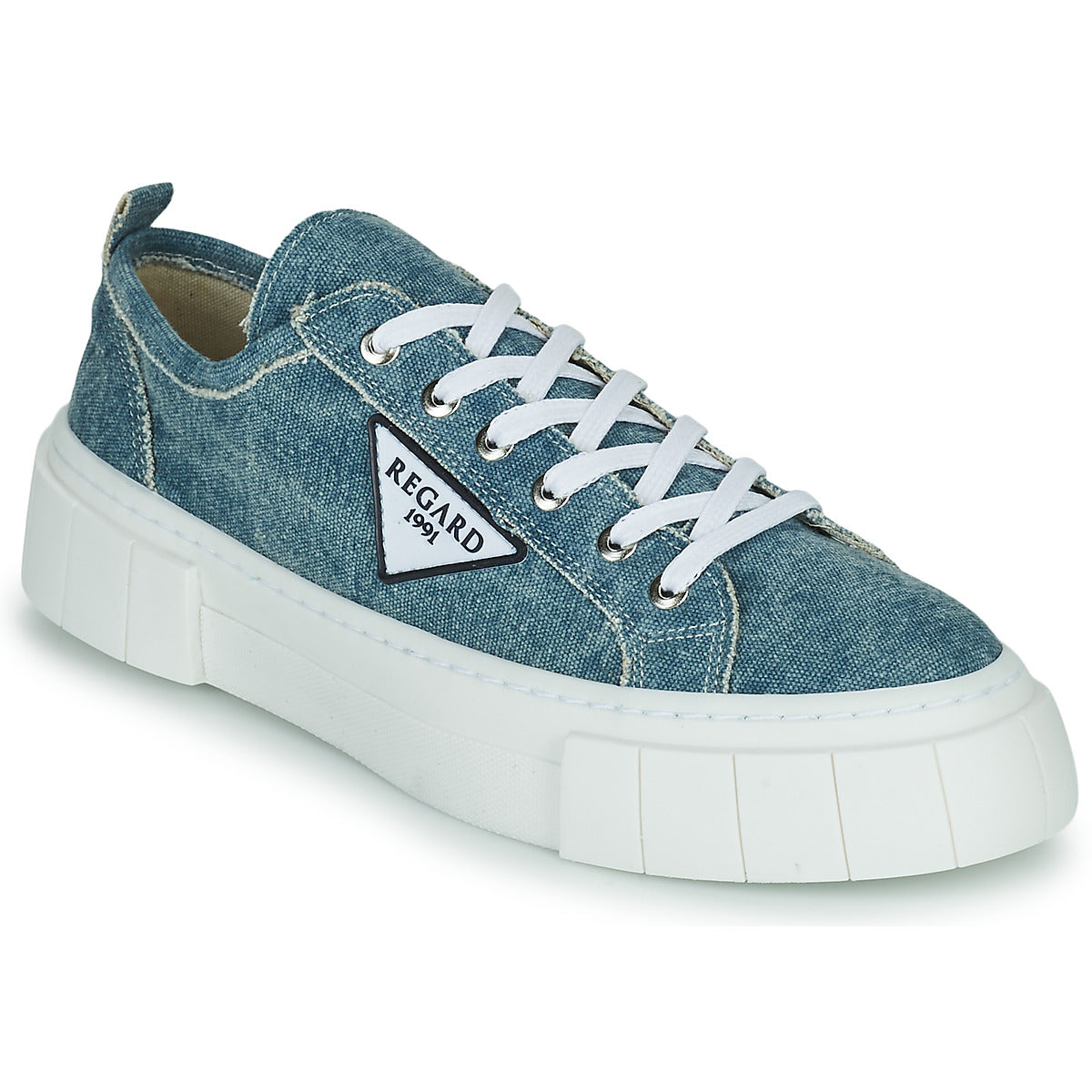 Sneakers basse donne Regard  NICE V2 TOILE JEAN  Blu 