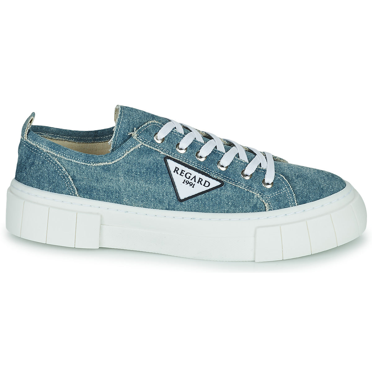 Sneakers basse donne Regard  NICE V2 TOILE JEAN  Blu 