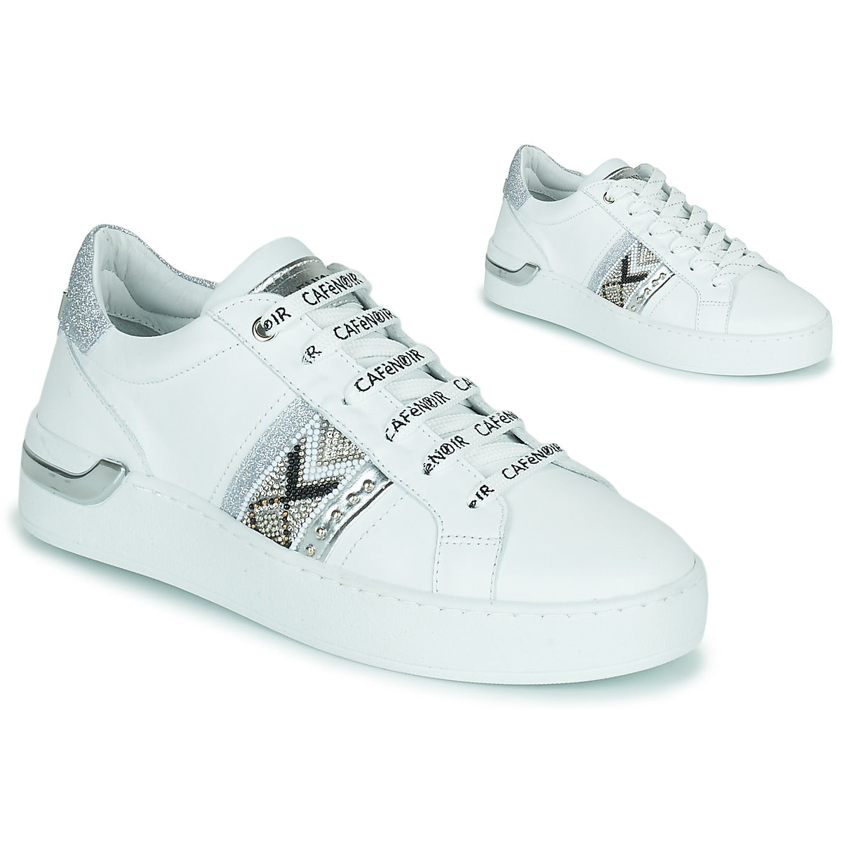 Sneakers basse donne Café Noir  C1DS9210  Bianco 