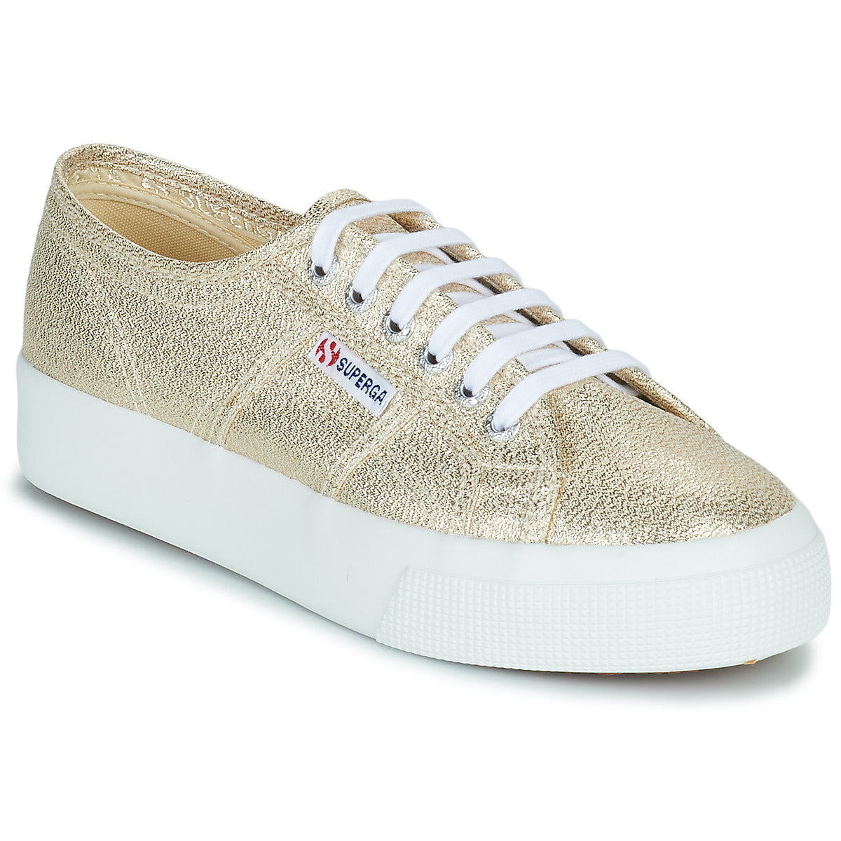 Sneakers basse donne Superga  2730 LAMEW  Oro 