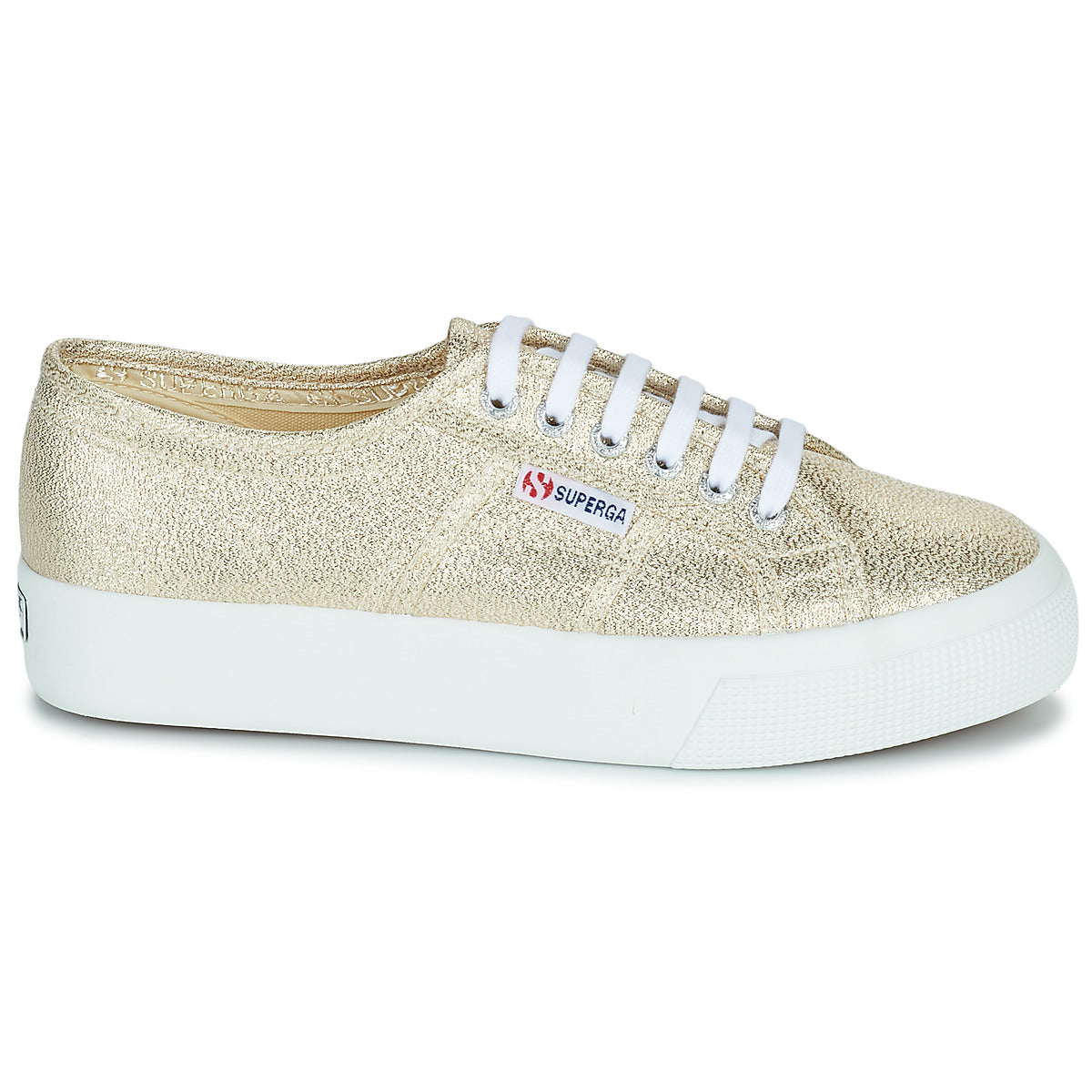 Sneakers basse donne Superga  2730 LAMEW  Oro 