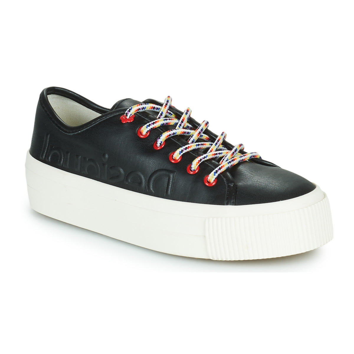 Sneakers basse donne Desigual  STREET HALF LOGO  Nero 