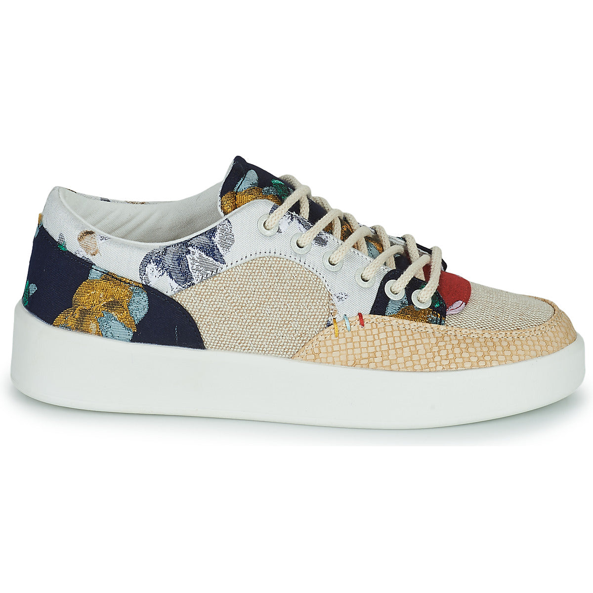 Sneakers basse donne Desigual  FANCY CRAFTED  Beige 