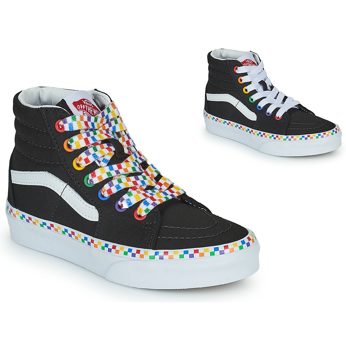 Scarpe bambini ragazza Vans  SK8-Hi  Nero 