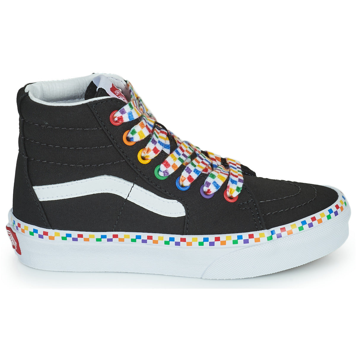 Scarpe bambini ragazza Vans  SK8-Hi  Nero 