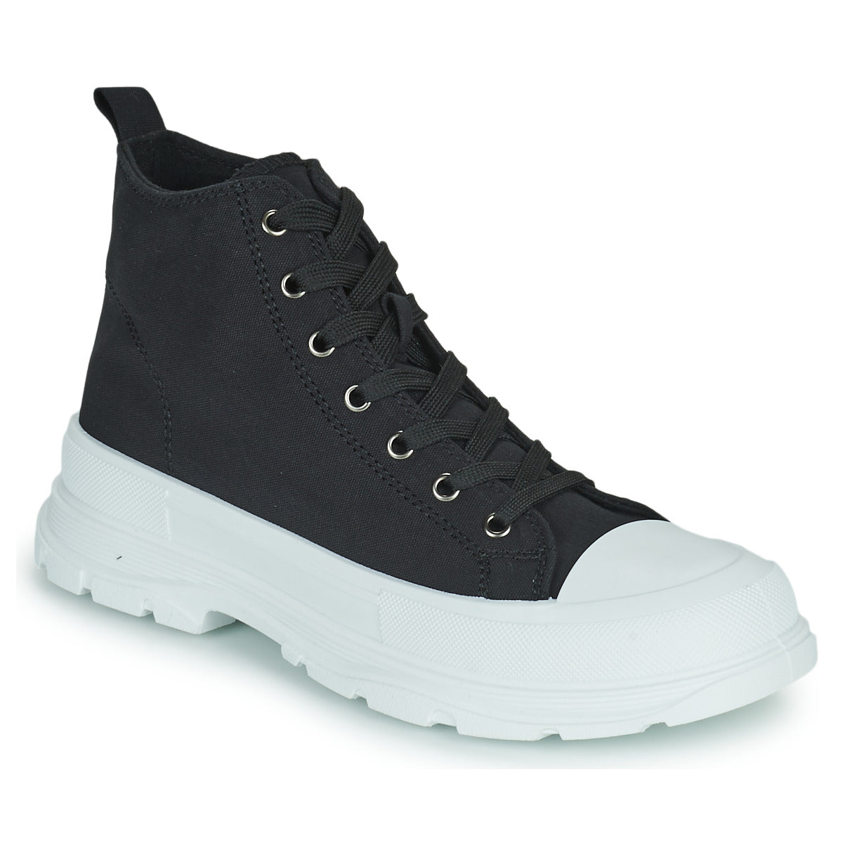 Sneakers alte donne Moony Mood  HIGHER  Nero 