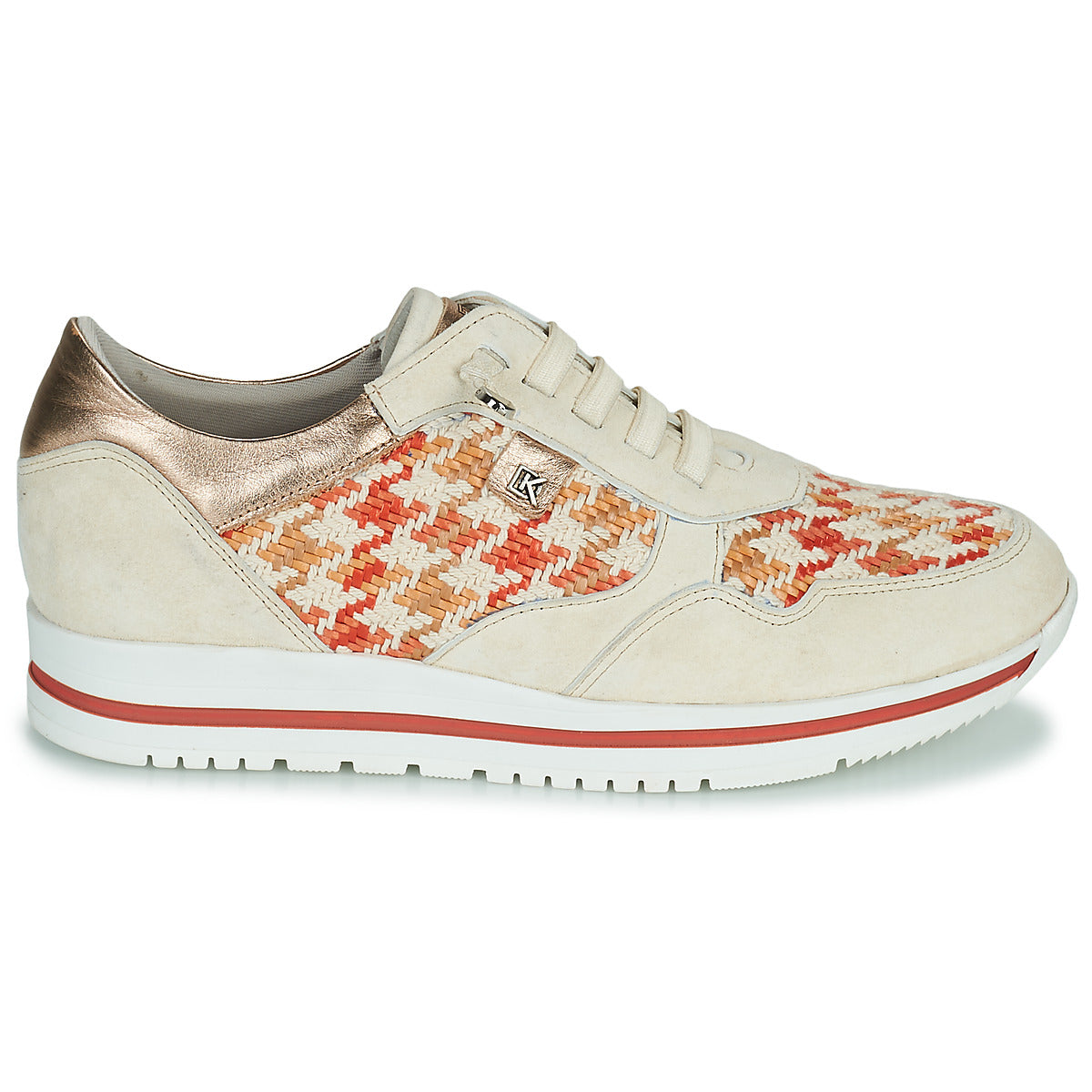 Sneakers basse donne Dorking  ALGAS  Beige 