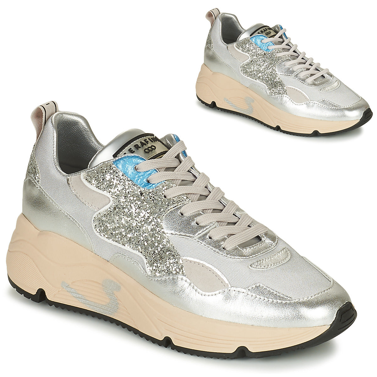 Sneakers basse donne Serafini  MALIBU  Argento 