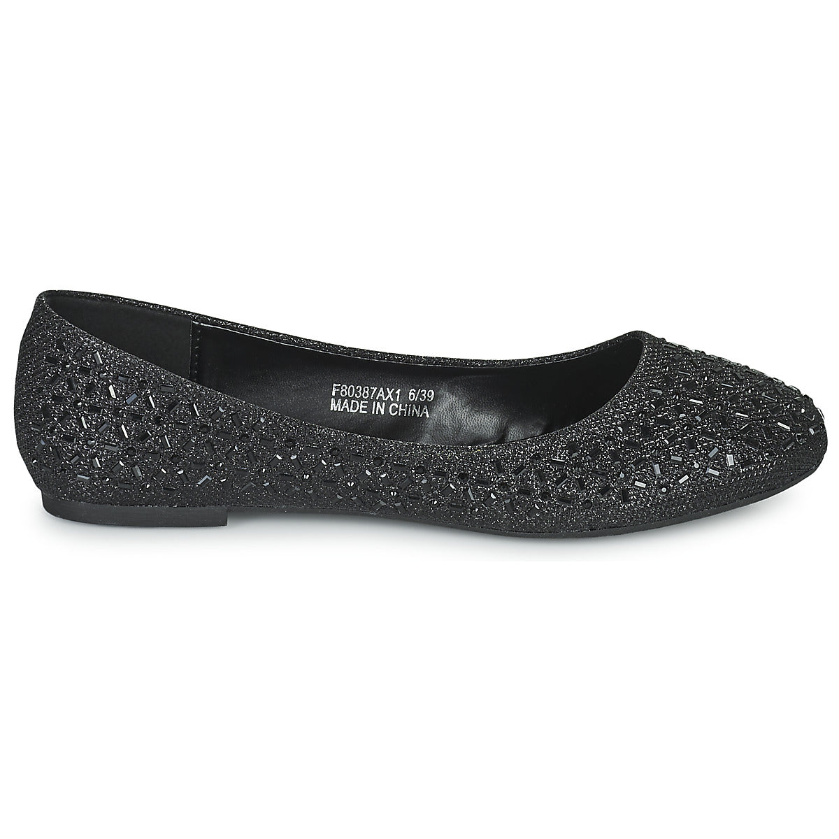 Ballerine donne Spot on  F80387-AX  Nero 