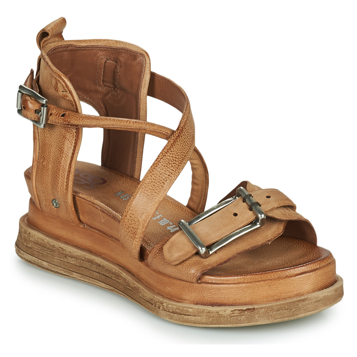 Sandali donne Airstep / A.S.98  LAGOS BUCKLE  Marrone 