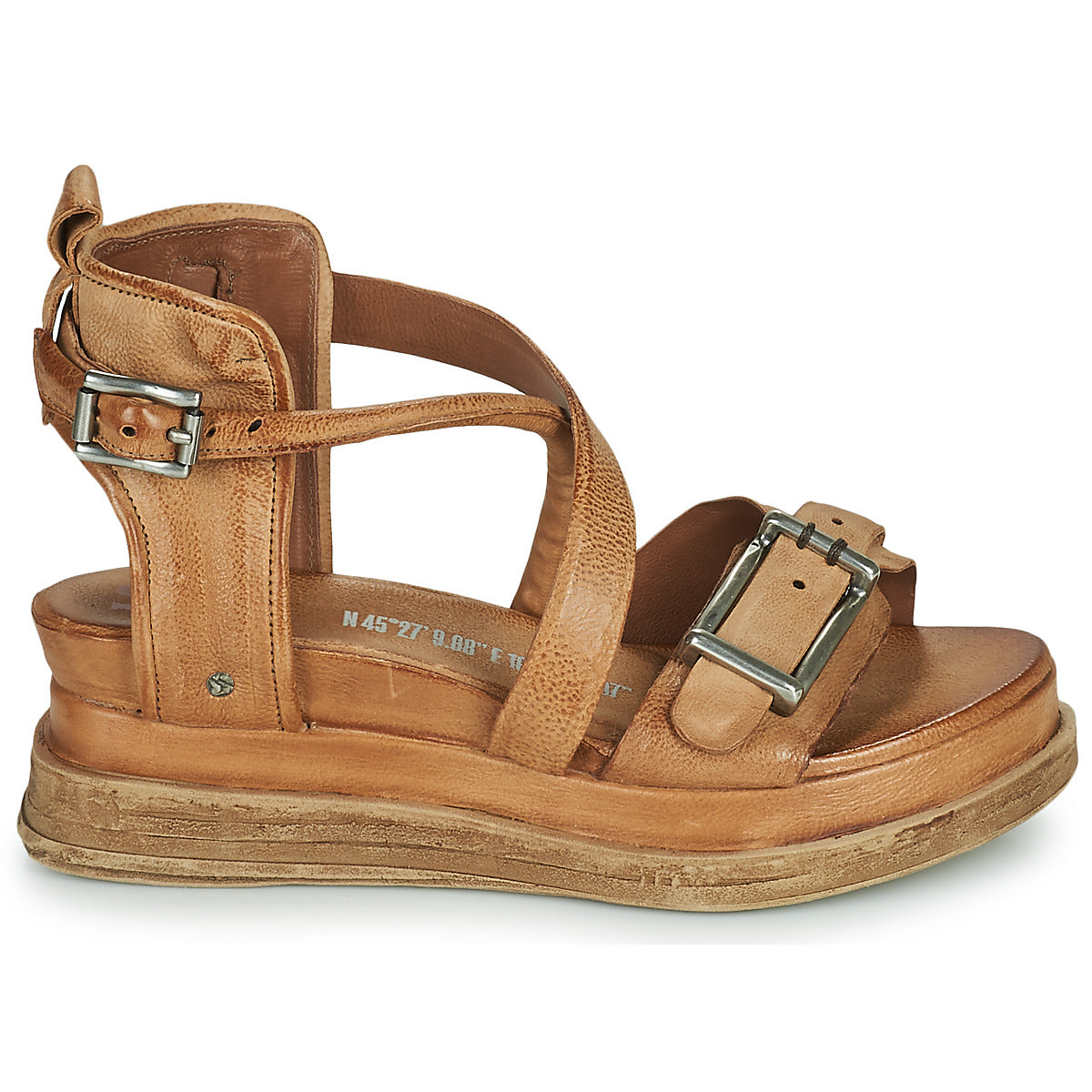 Sandali donne Airstep / A.S.98  LAGOS BUCKLE  Marrone 