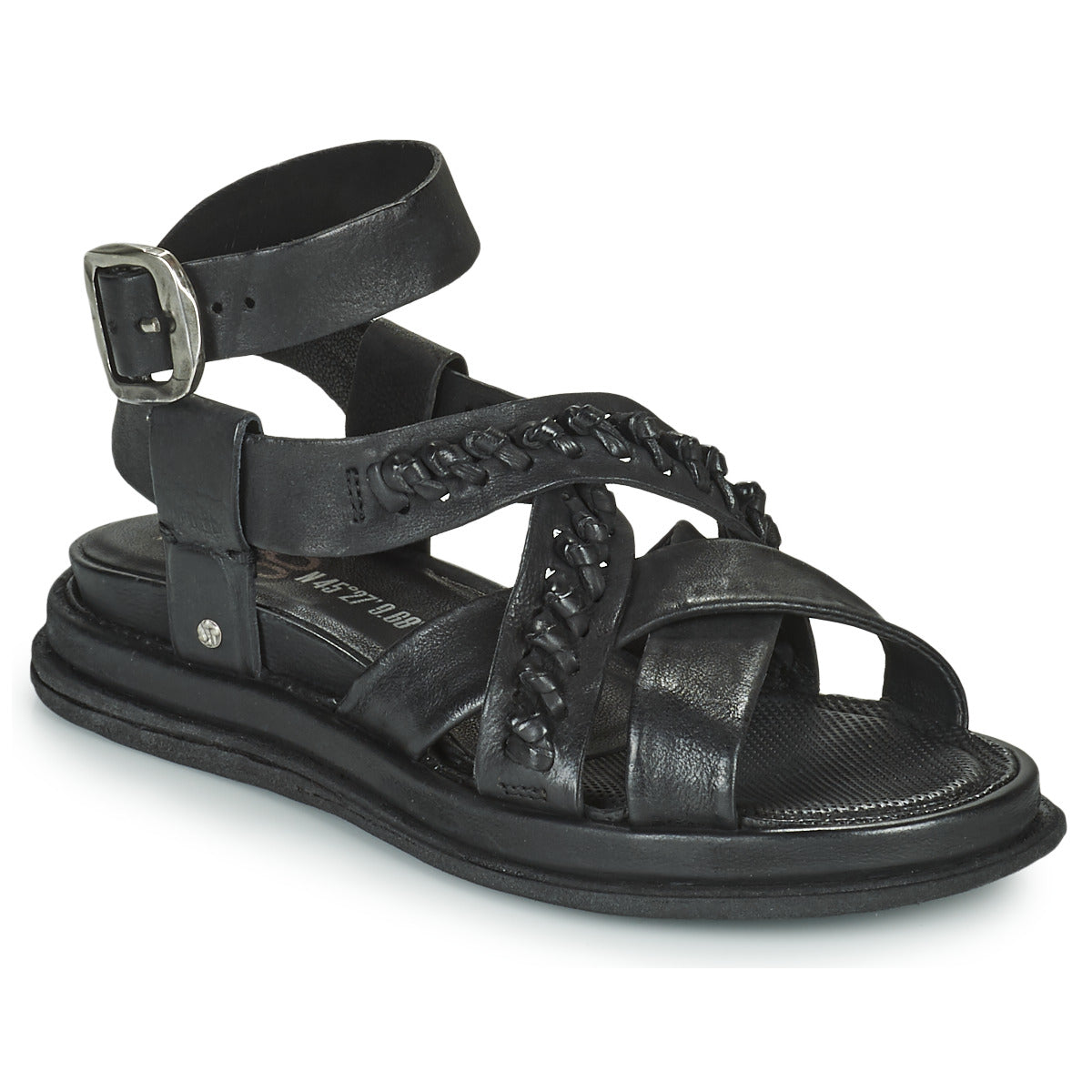 Sandali donne Airstep / A.S.98  POLA CROSS  Nero 