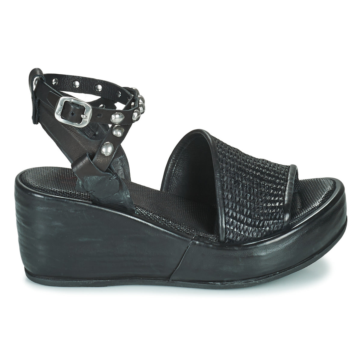 Sandali donne Airstep / A.S.98  ARCA RAFIA  Nero 