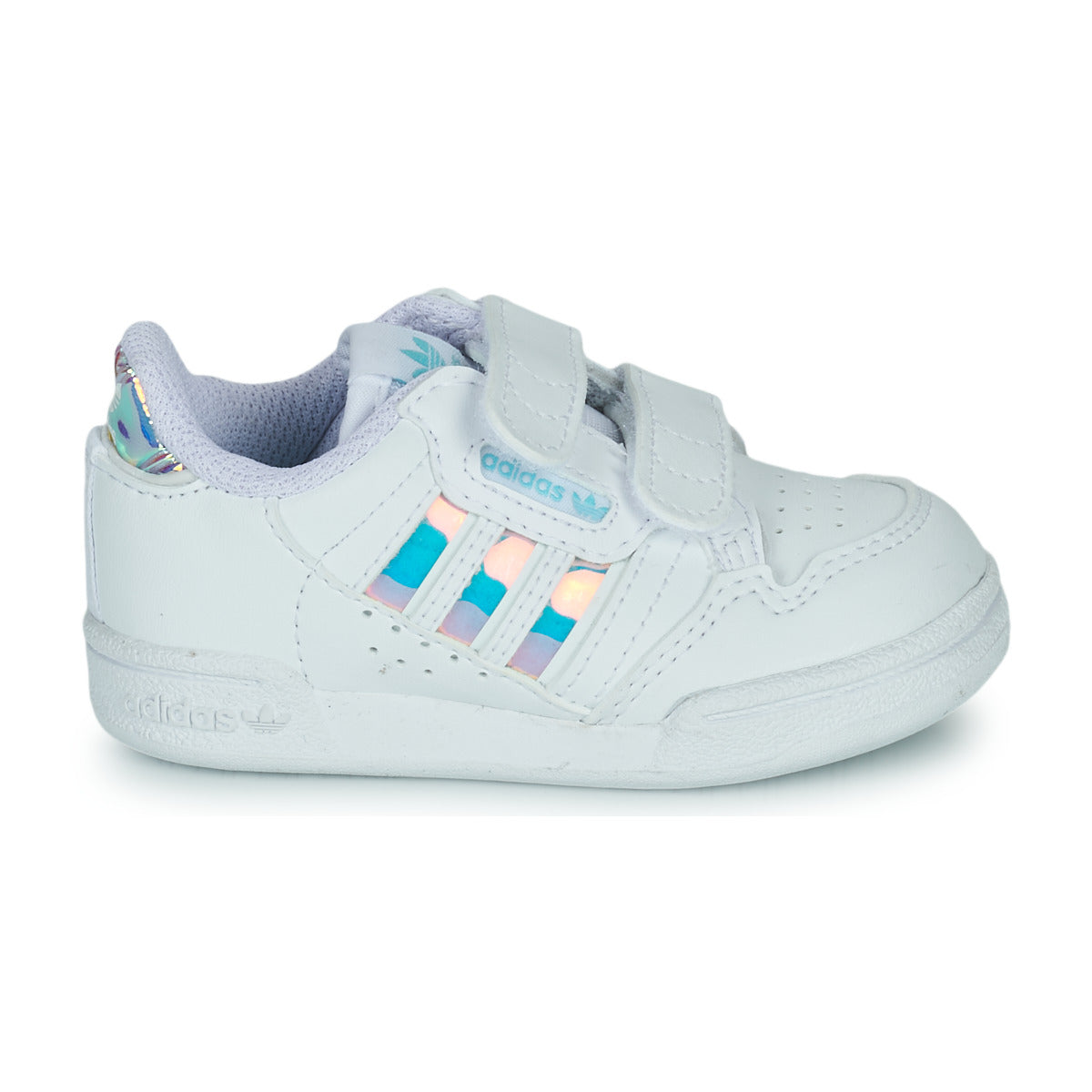 Scarpe bambini ragazza adidas  CONTINENTAL 80 STRI CF I  Bianco 