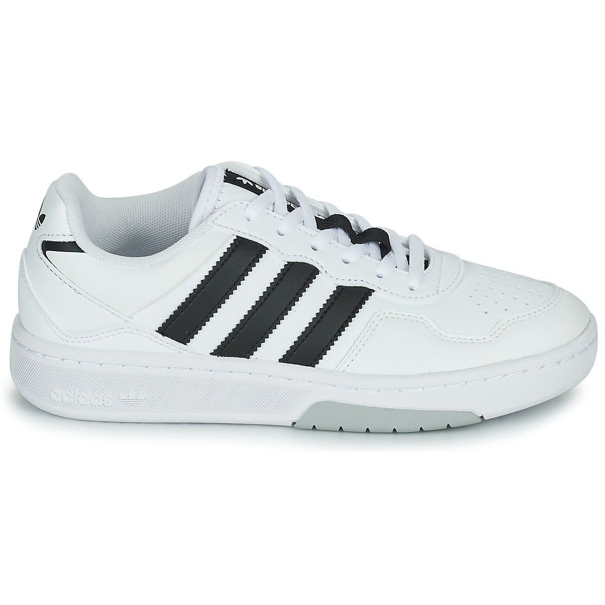 Scarpe bambini ragazzo adidas  COURT REFIT J  Bianco 