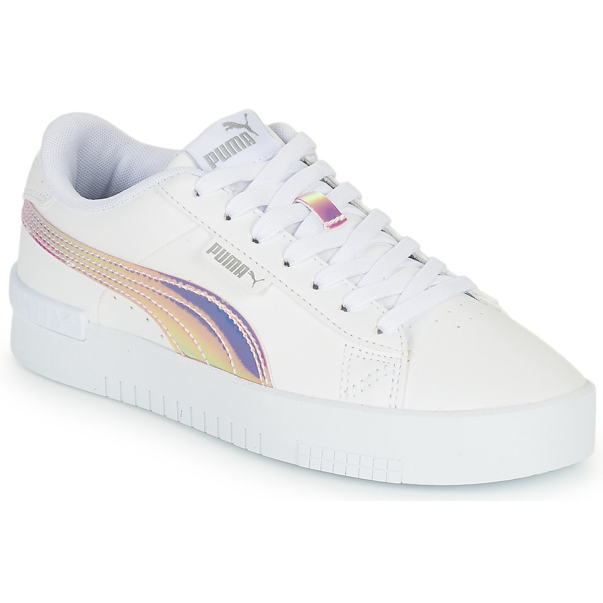 Scarpe bambini ragazza Puma  Jada Holo Jr  Bianco 