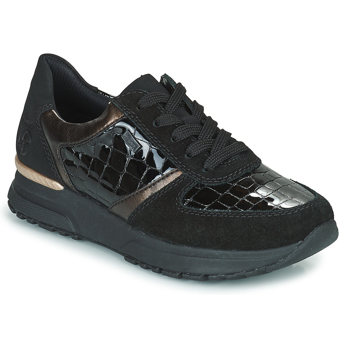 Sneakers basse donne Rieker  N7412-00  Nero 