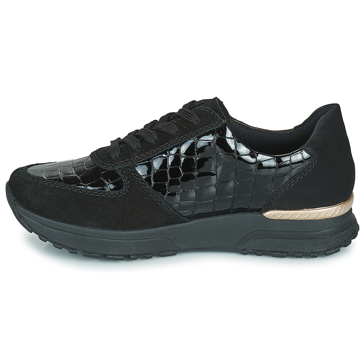 Sneakers basse donne Rieker  N7412-00  Nero 