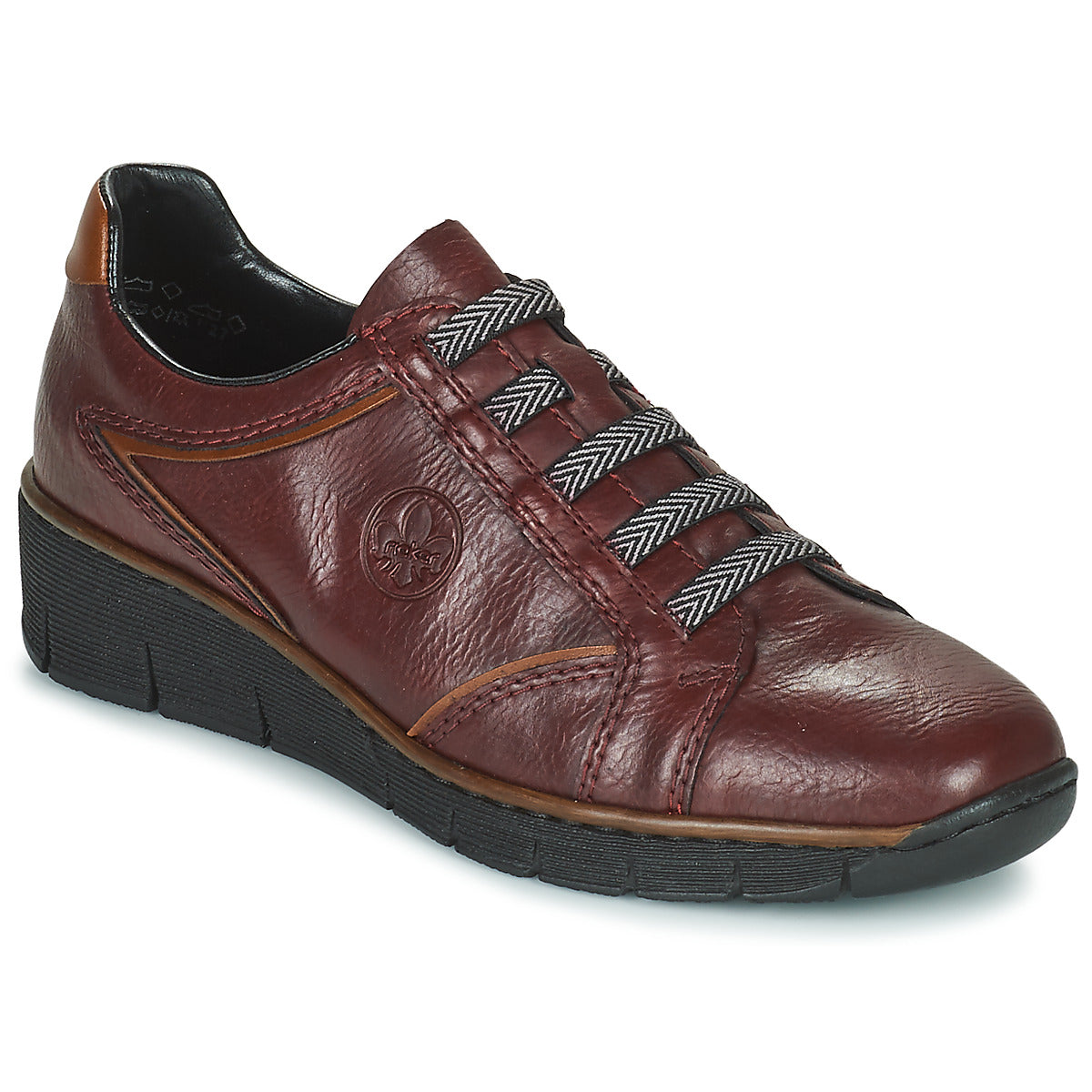 Sneakers basse donne Rieker  53756-35  Bordeaux 