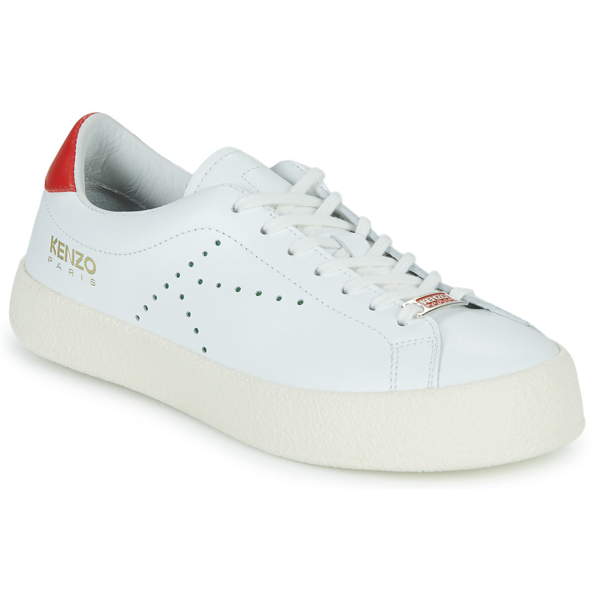 Sneakers basse donne Kenzo  KENZOSWING LOW TOP SNEAKERS  Bianco 