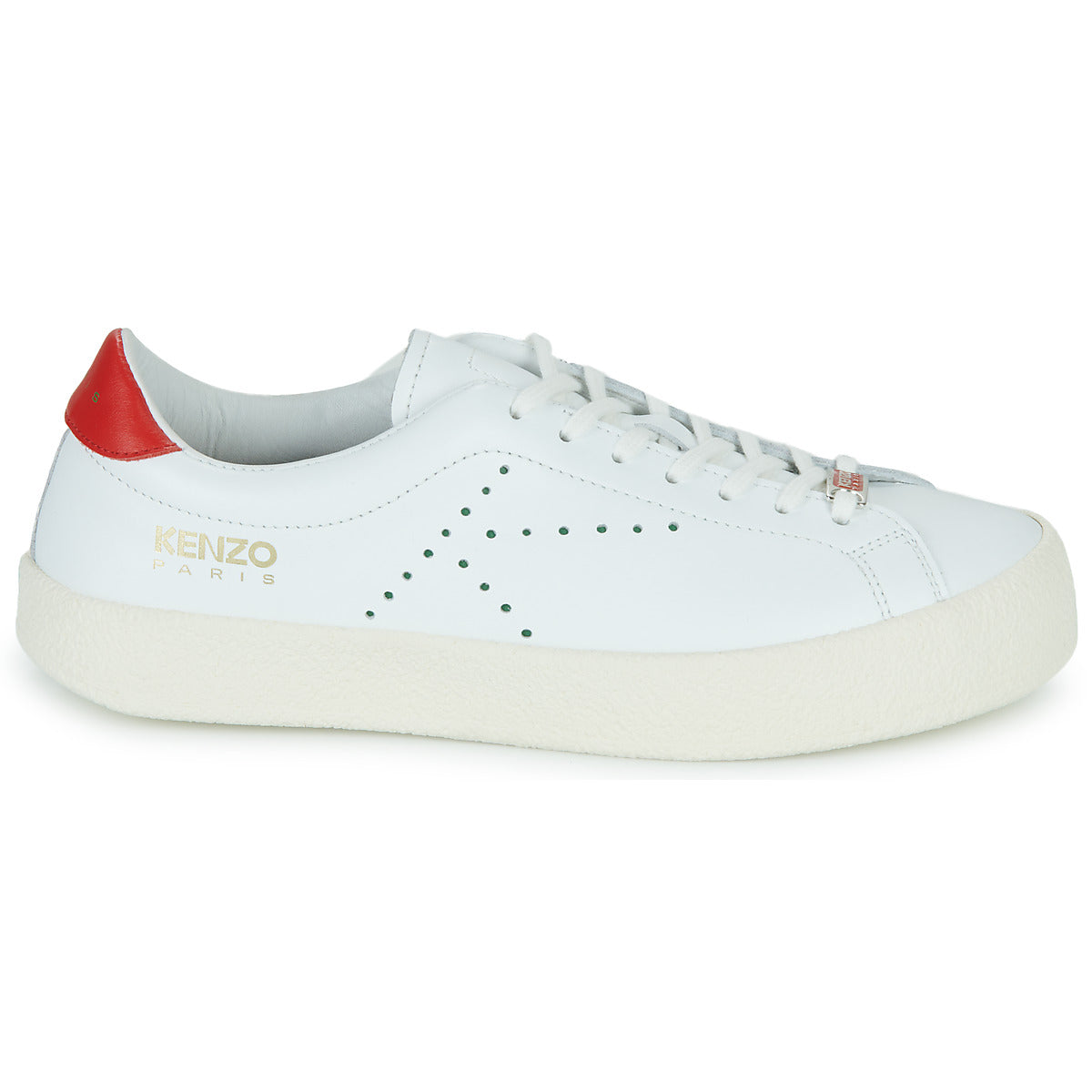 Sneakers basse donne Kenzo  KENZOSWING LOW TOP SNEAKERS  Bianco 