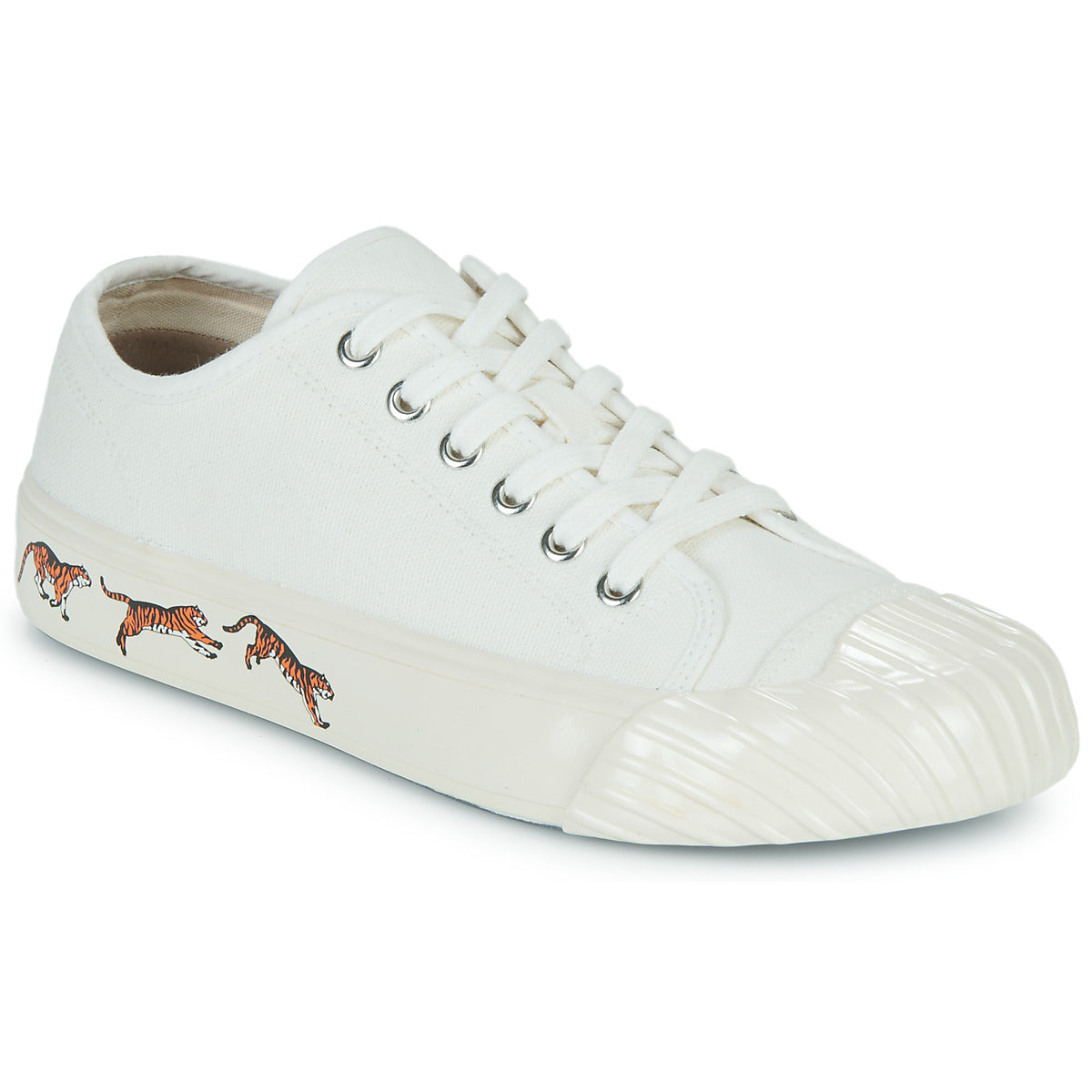 Sneakers basse donne Kenzo  KENZOSCHOOL LOW TOP SNEAKERS  Bianco 