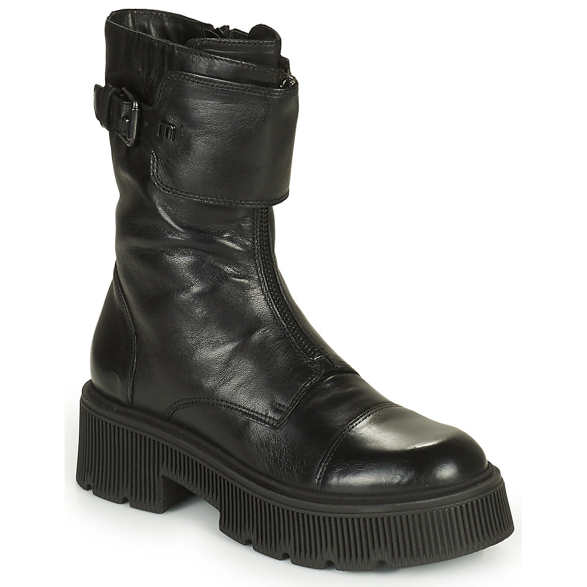 Mjus Damen Stiefeletten BOMBA ZIP Schwarz