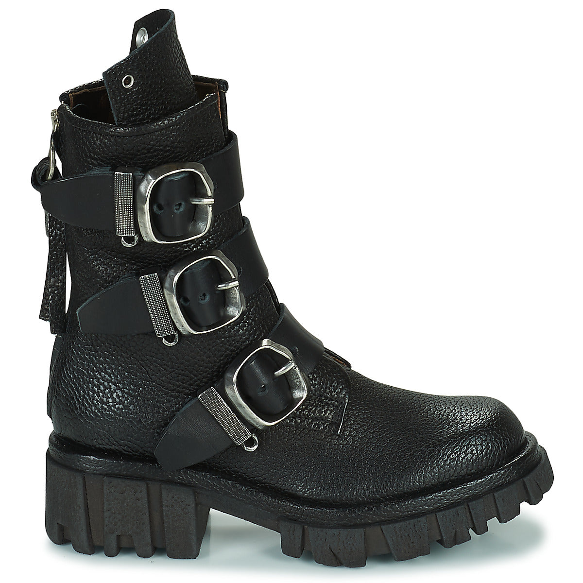 Stivaletti donne Airstep / A.S.98  HELL BUCKLE  Nero