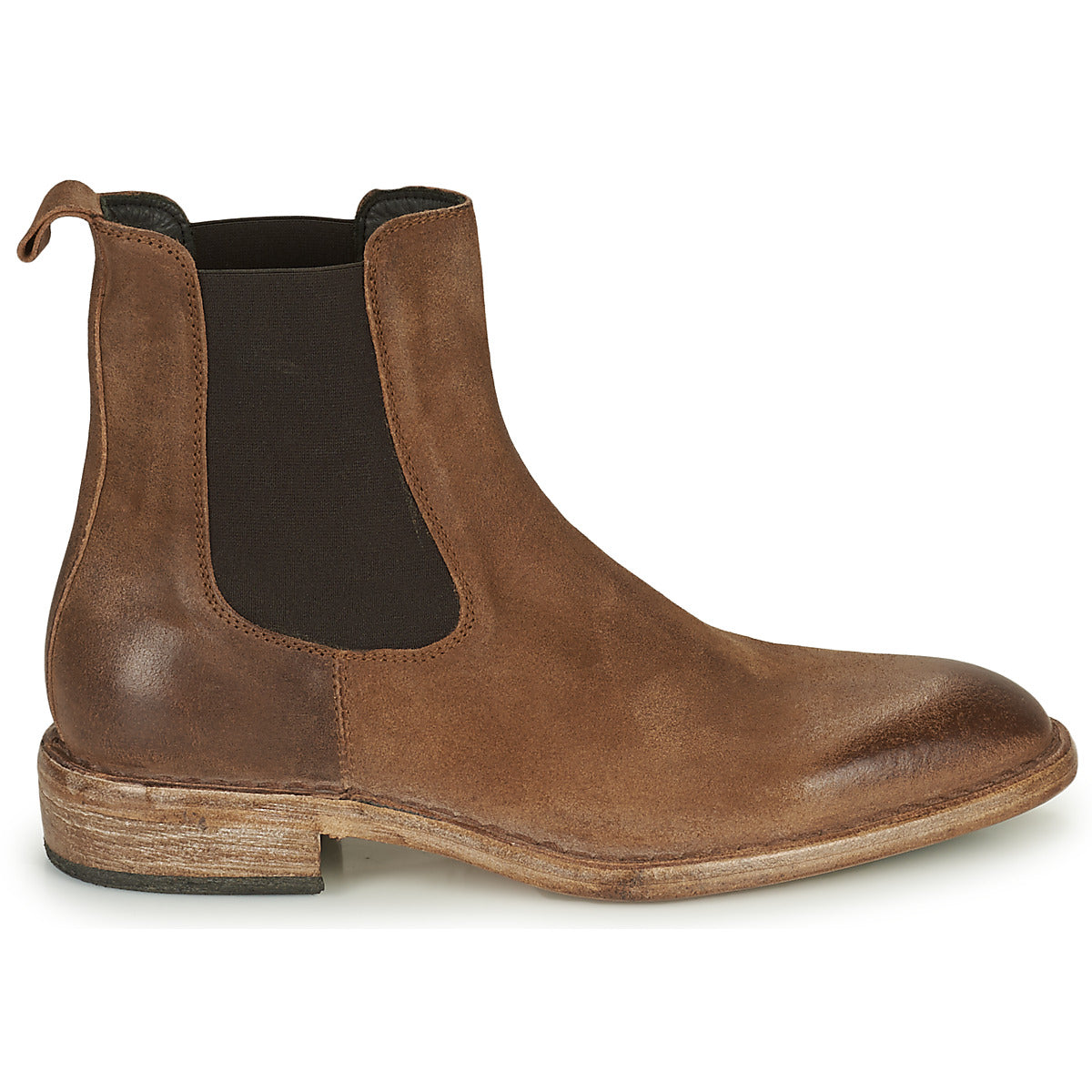 Moma JAMES men's ankle boots Brown