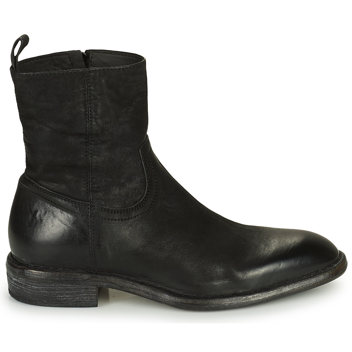 Moma JAMES men's ankle boots Black