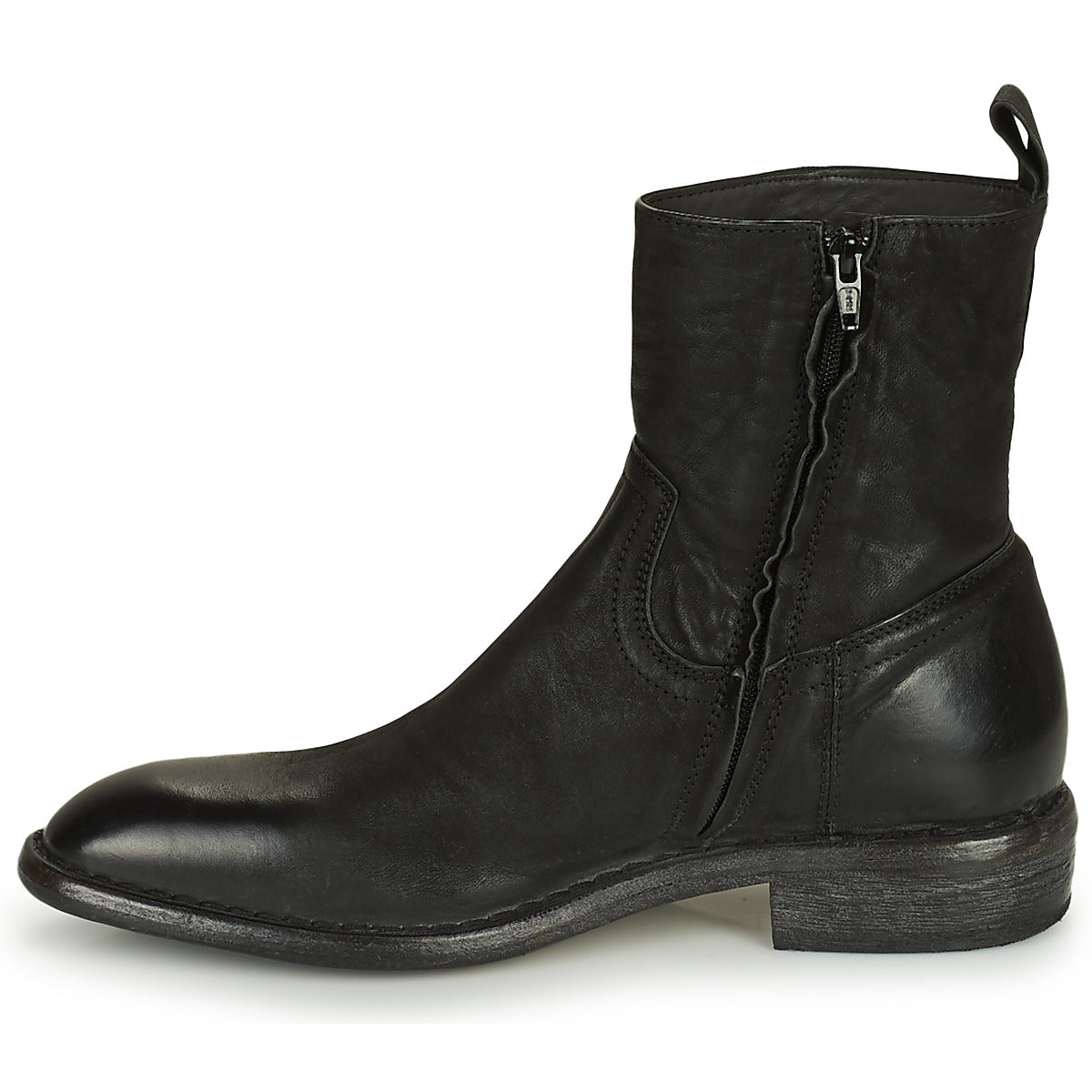 Moma JAMES men's ankle boots Black