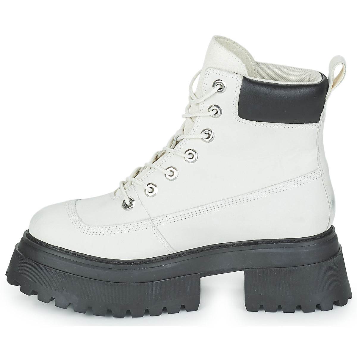 Stivaletti donne Timberland  Timberland Sky 6In LaceUp  Bianco 