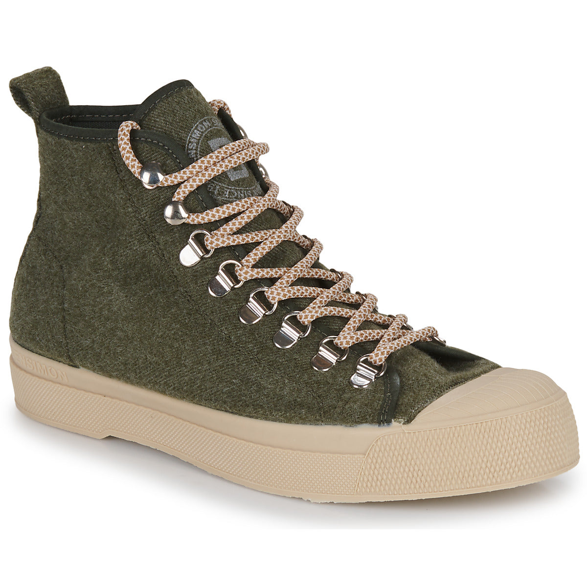 Sneakers alte donne Bensimon  Stella Wool Mountain  Kaki 