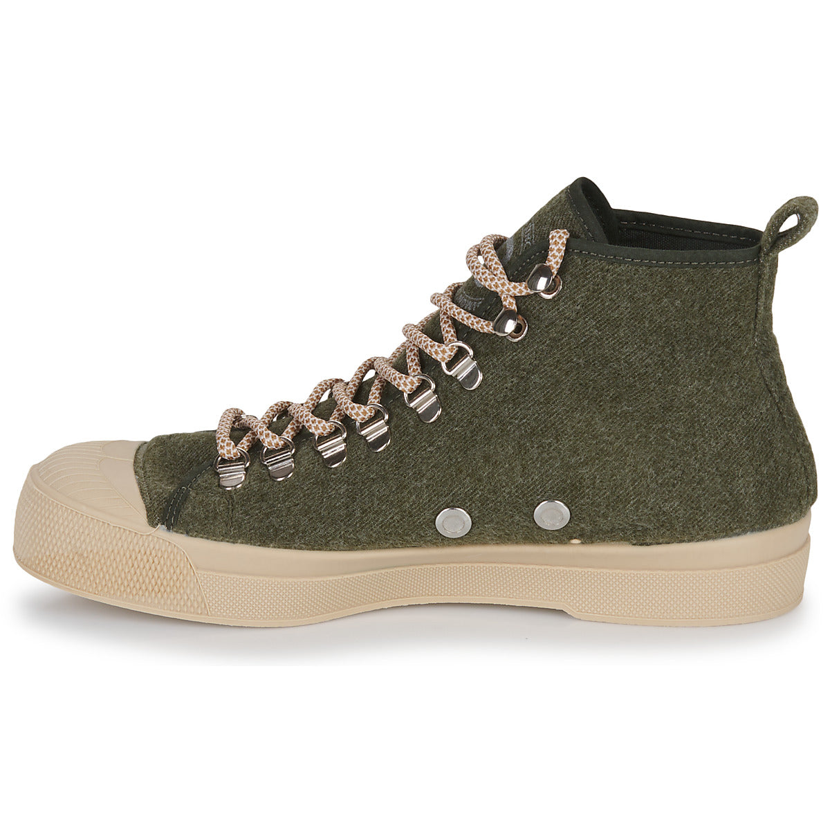 Sneakers alte donne Bensimon  Stella Wool Mountain  Kaki 