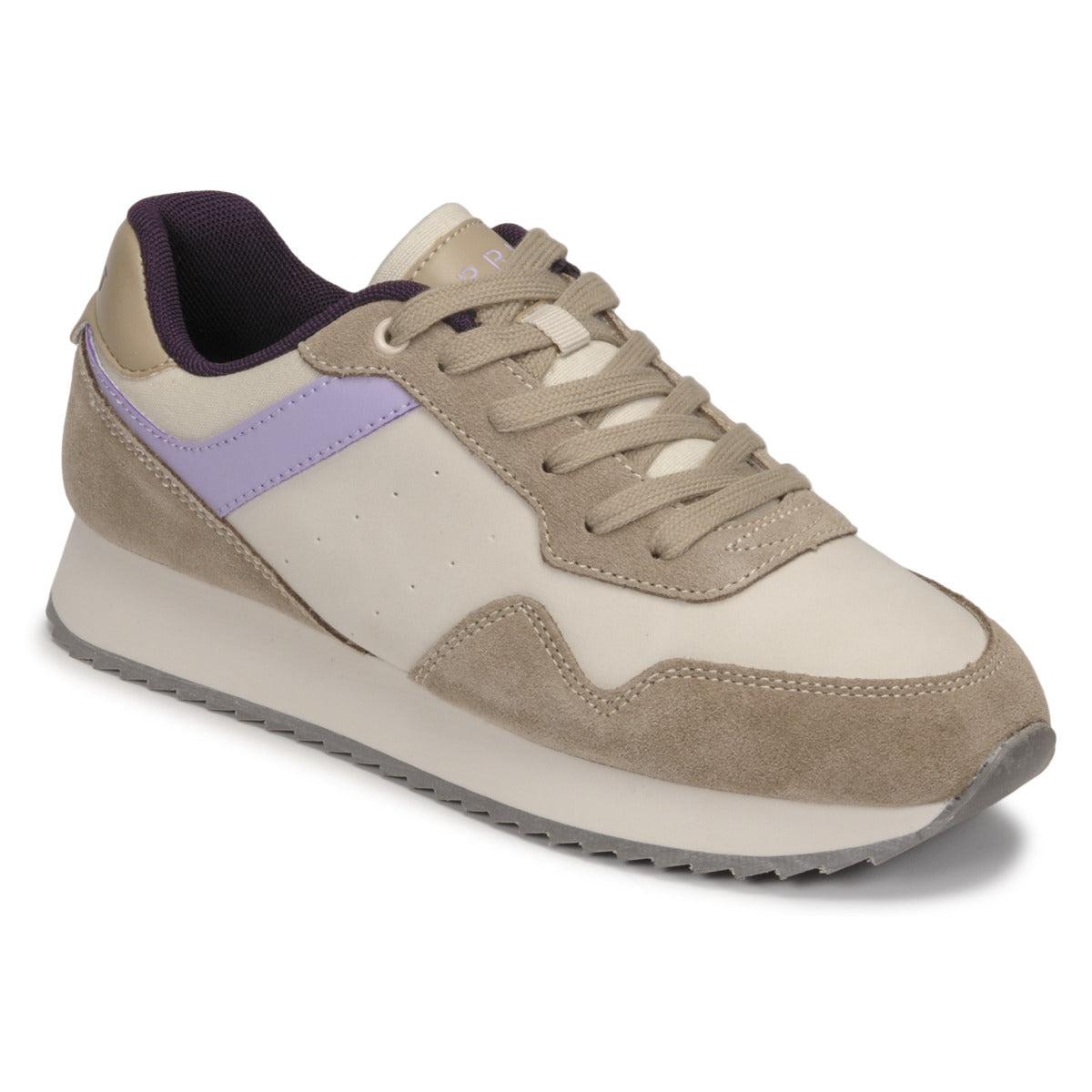 Sneakers basse donne Esprit  082EK1W301  Beige 