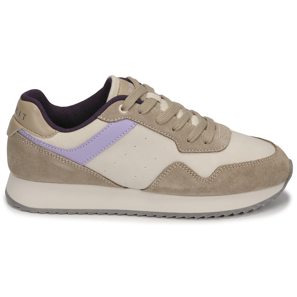 Sneakers basse donne Esprit  082EK1W301  Beige 