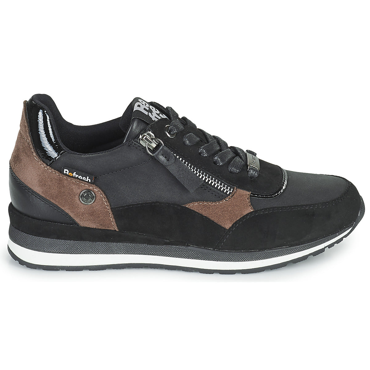 Sneakers basse donne Refresh  -  Nero 