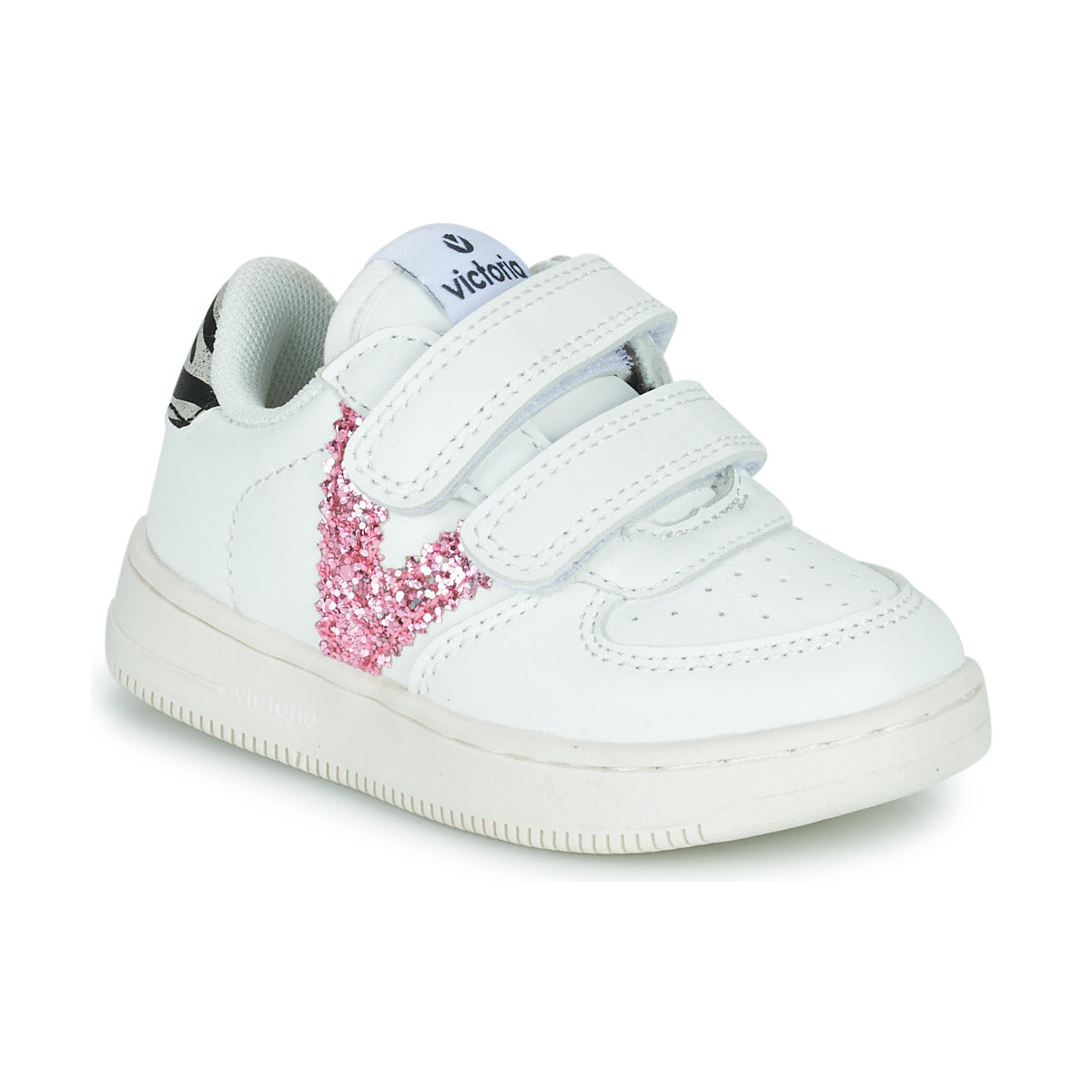 Scarpe bambini ragazza Victoria  TIEMPO EFECTO PIEL   FAN  Bianco 