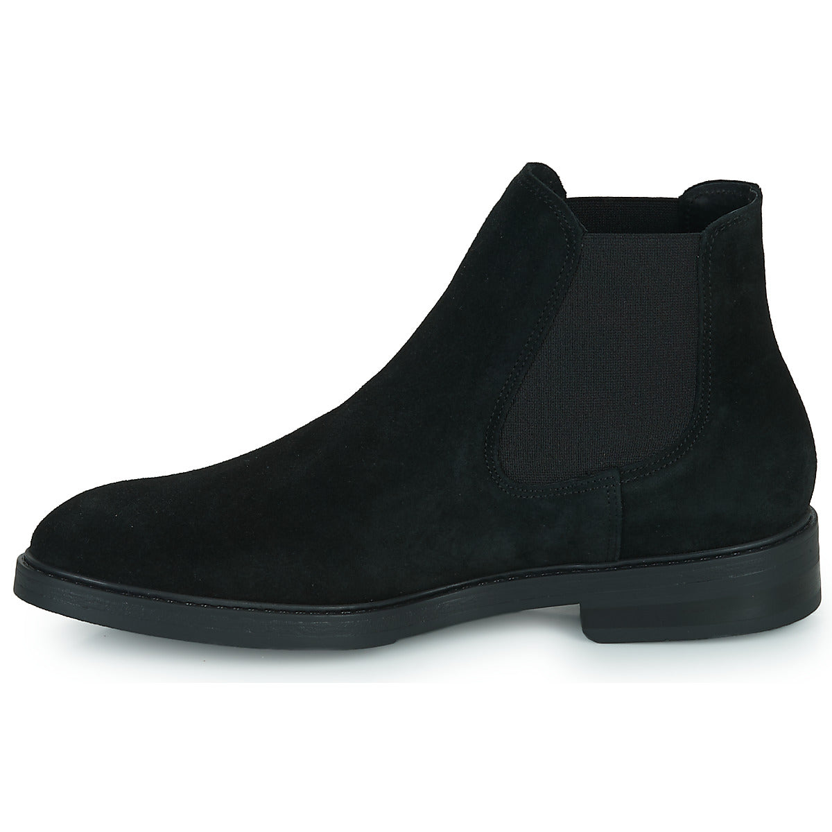 Selected men's ankle boots SLHBLAKE SUEDE CHELSEA BOOT Black