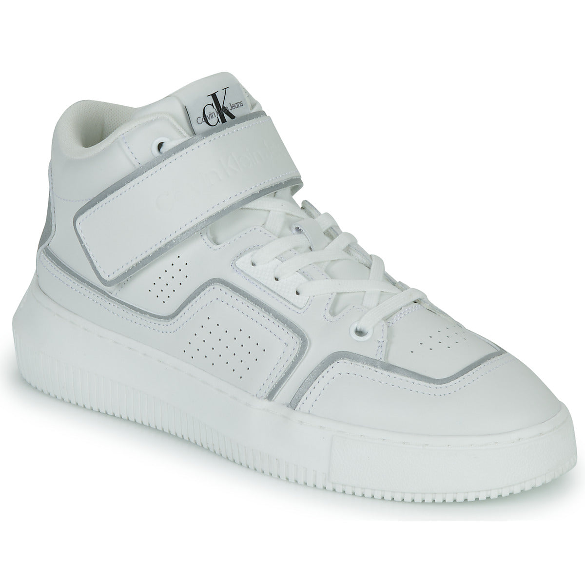 Sneakers alte donne Calvin Klein Jeans  CHUNKY CUPSOLE LACEUP MID M  Bianco 