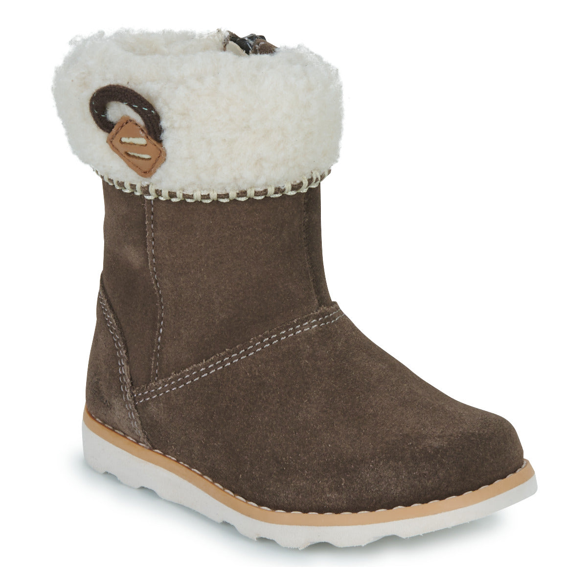 Stivaletti bambini ragazza Clarks  Crown Loop T  Marrone 