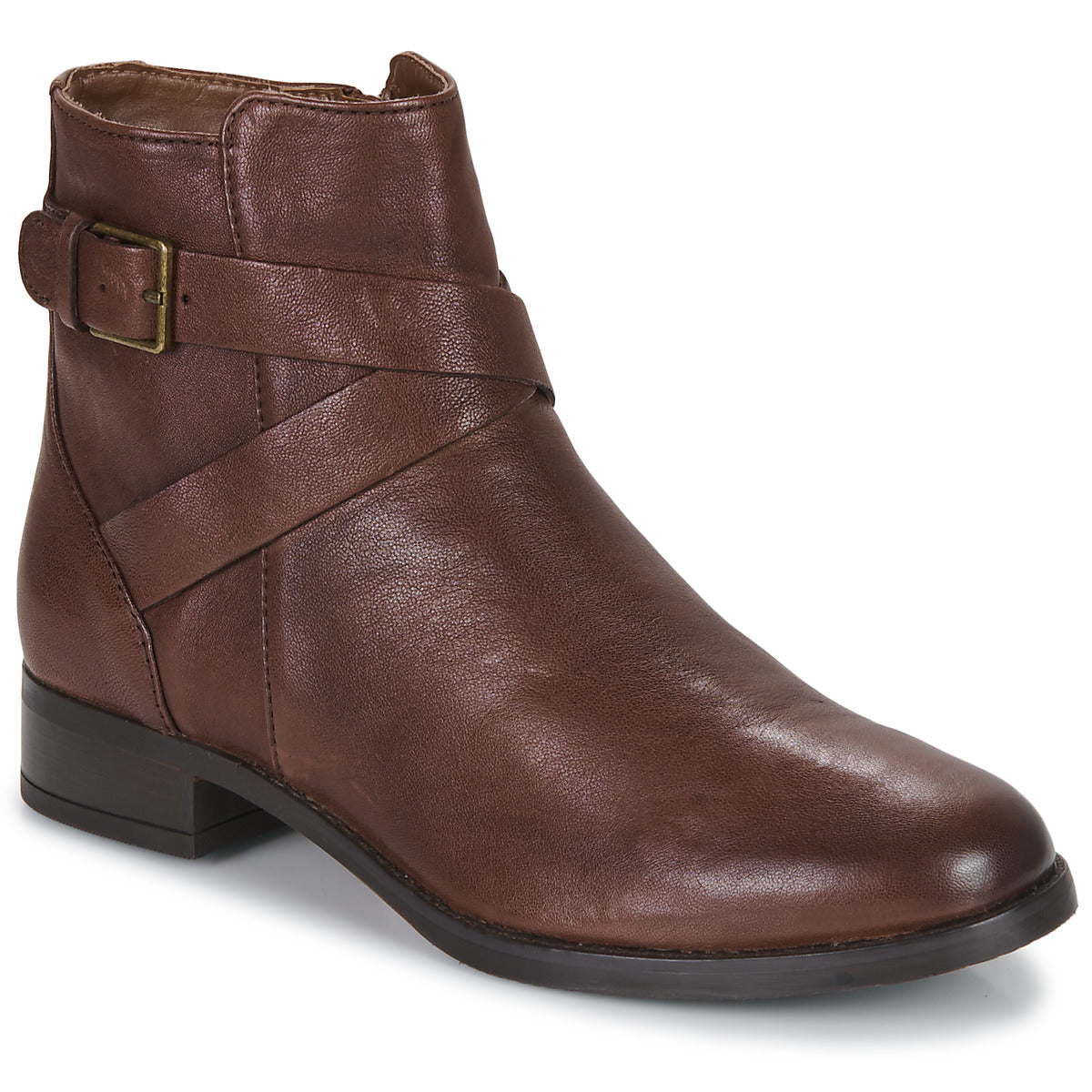 Stivaletti donne Clarks  Hamble Buckle  Marrone 