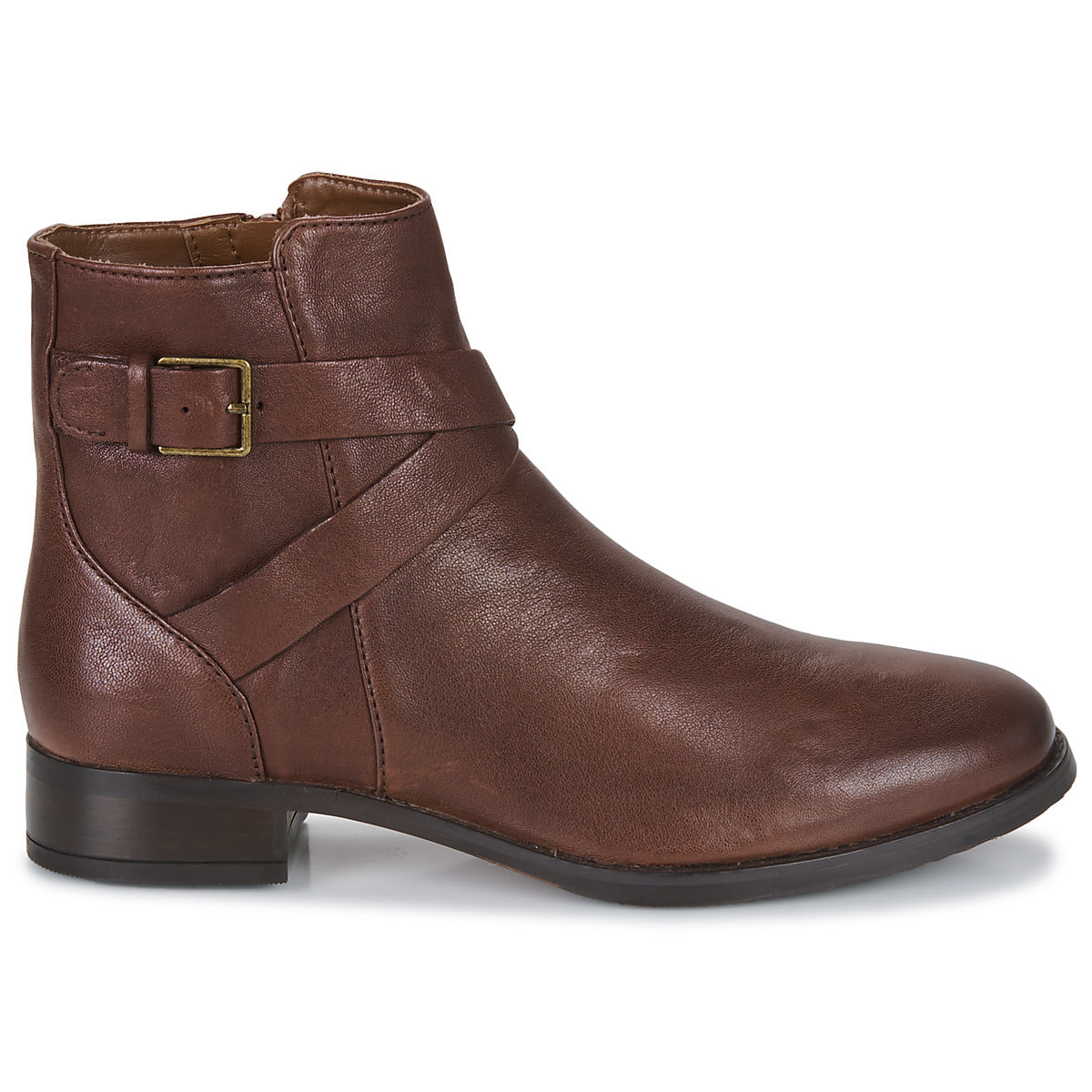 Stivaletti donne Clarks  Hamble Buckle  Marrone