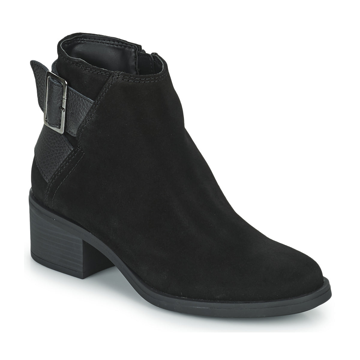 Stivaletti donne Clarks  Memi Buckle  Nero 